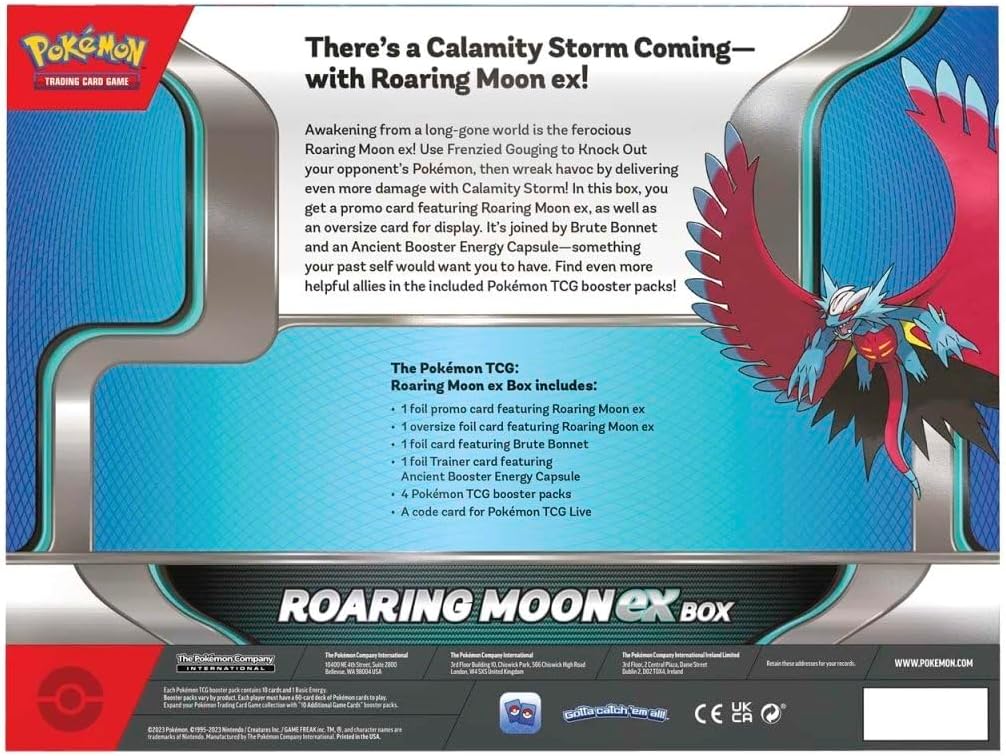 Pokemon: Roaring Moon ex Box