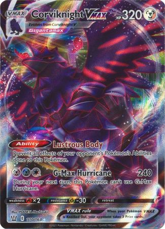 Corviknight VMAX [Ultra Rare] #110/163