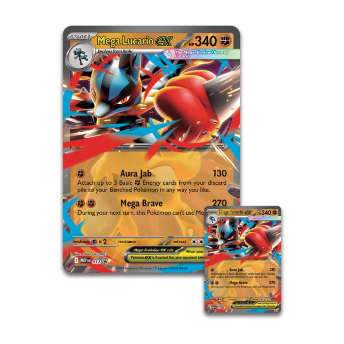 POKEMON MEGA FIGURE COLLECTION LUCARIO ex