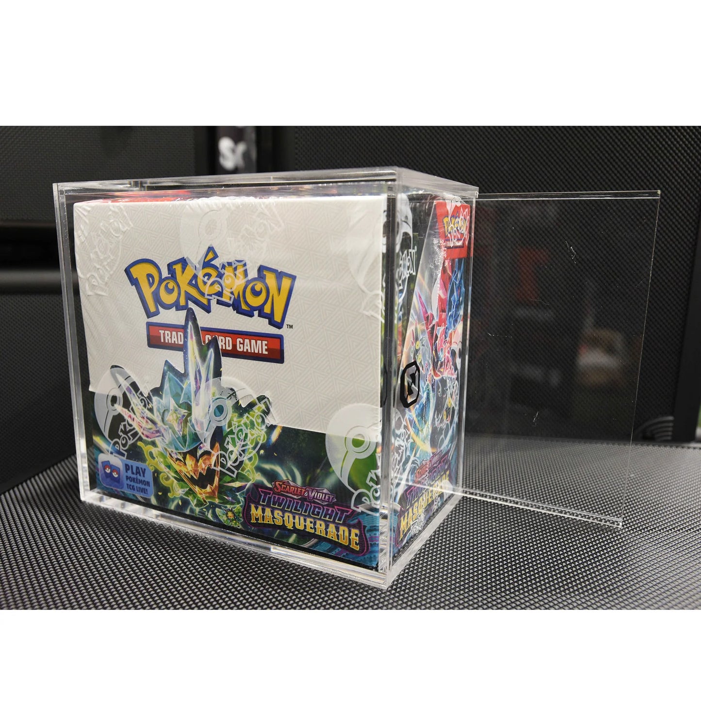 Pokemon Booster Box w/ Sliding Lid Anti-UV - Acrylic Protector 4.0MM