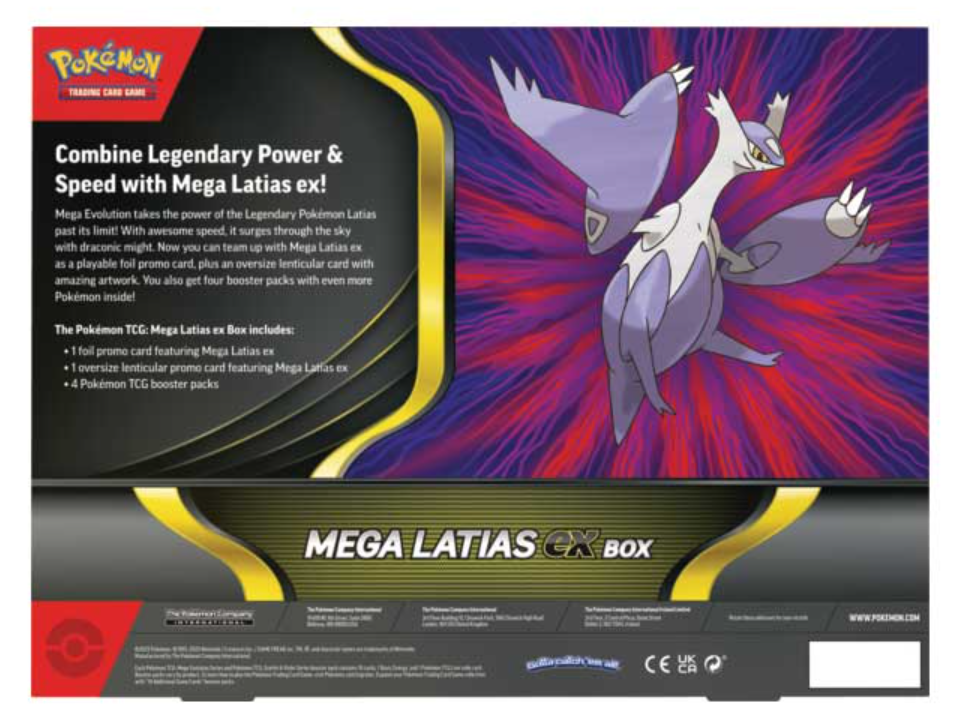 Pokemon Mega Latias ex Box