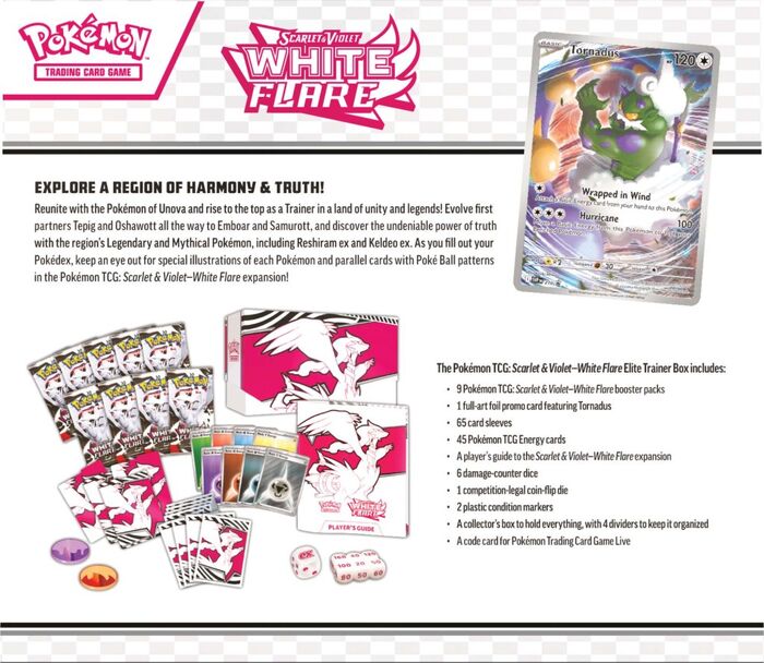 Pokemon: Scarlet & Violet - White Flare Elite Trainer Box