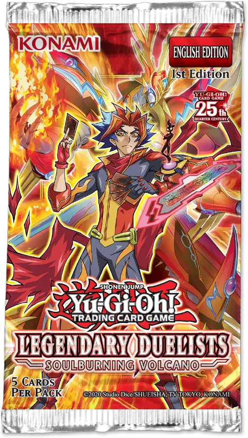 Yu-Gi-Oh - Legendary Duelists: Soulburning Volcano Booster Pack - 1st Edition