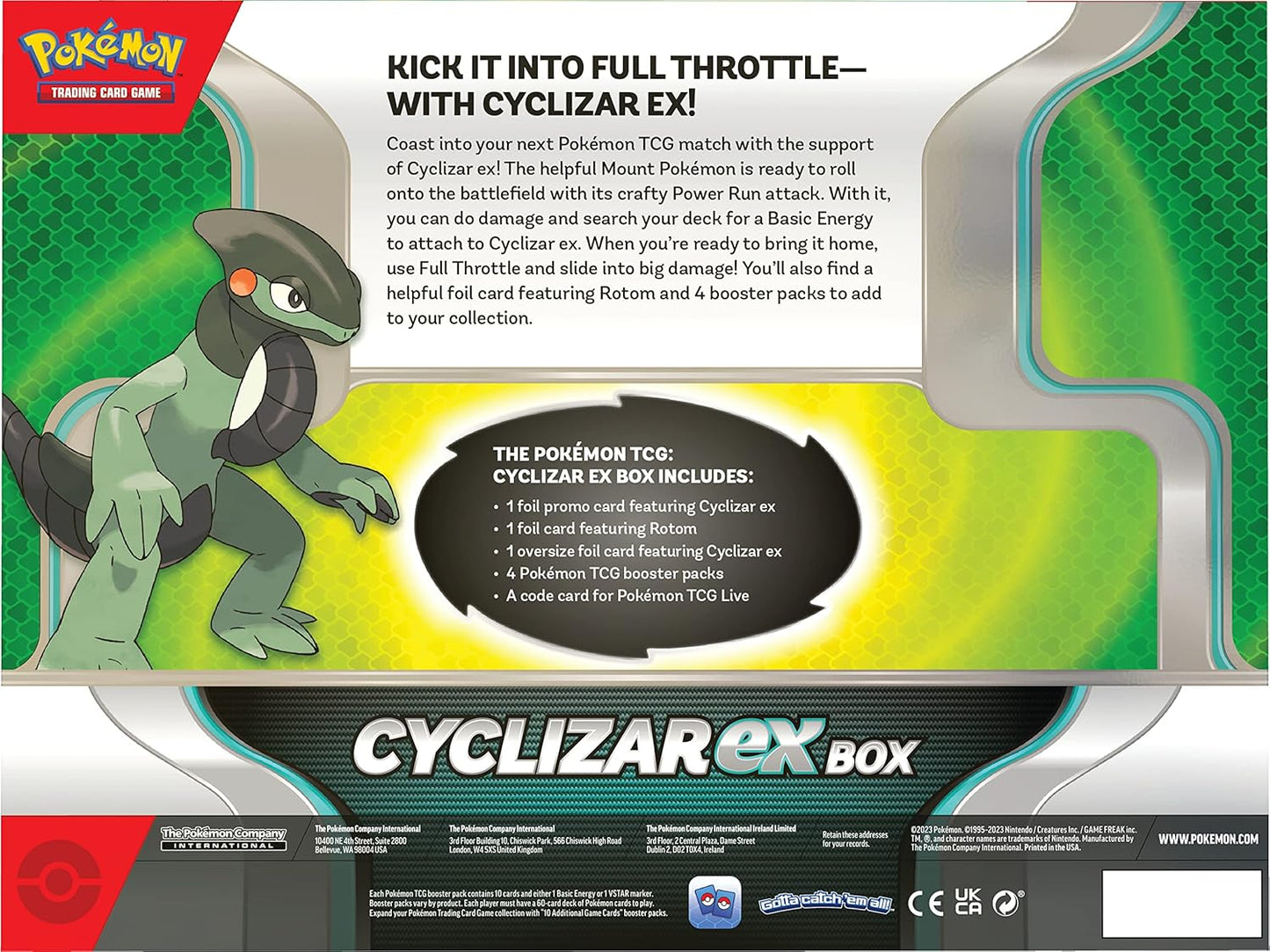 Pokemon: Cyclizar ex Box