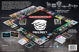 Monopoly Board Game Call of Duty Black Ops