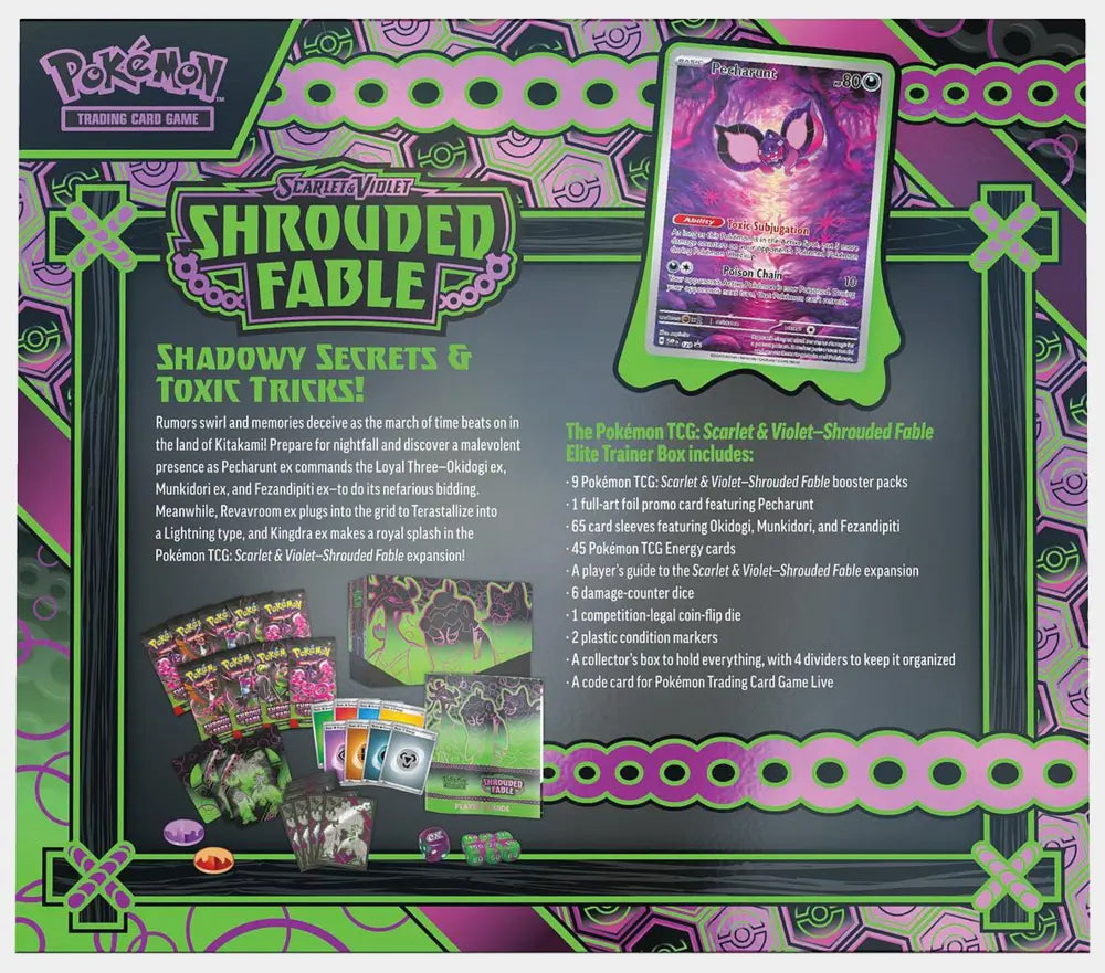 Pokemon: Scarlet & Violet - Shrouded Fable Elite Trainer Box