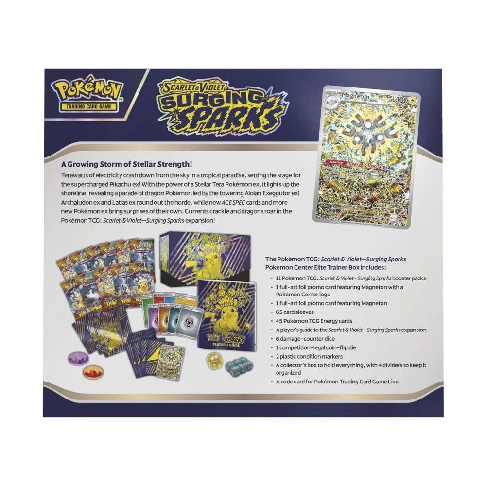 Pokemon: Scarlet & Violet - Surging Sparks Elite Trainer Box