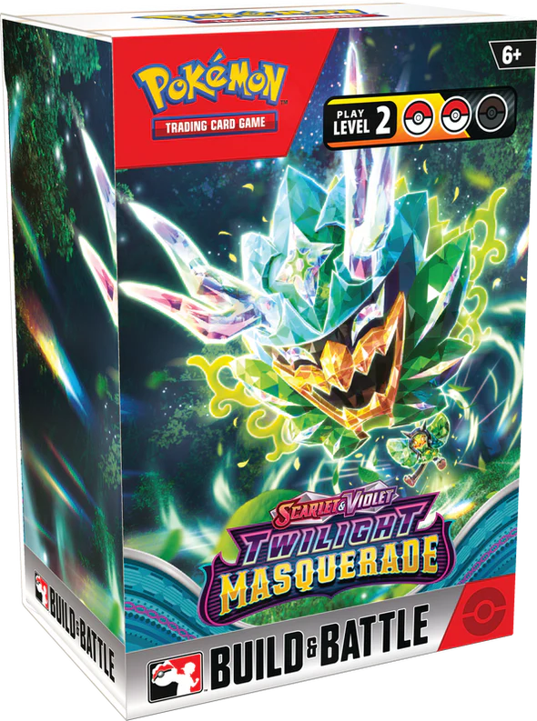 Pokemon TCG: Scarlet & Violet—Twilight Masquerade Build & Battle Box (4 Packs)