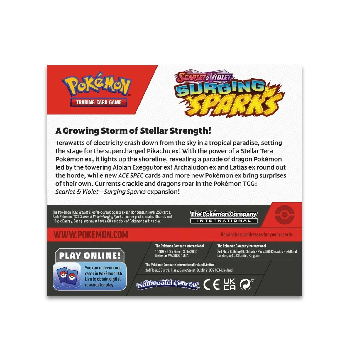 Pokemon: Scarlet & Violet - Surging Sparks Booster Box (36 Packs)
