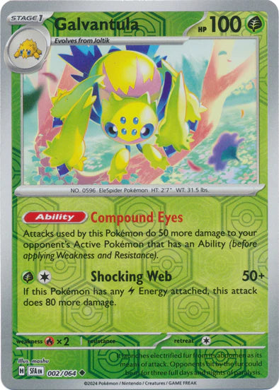 Galvantula [Reverse Holo] #002/064 - Shrouded Fable