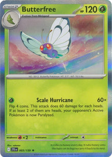 Butterfree [Holo Rare] #003/159 - Journey Together