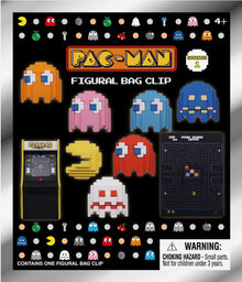 Pac-Man Figural Bag Clip