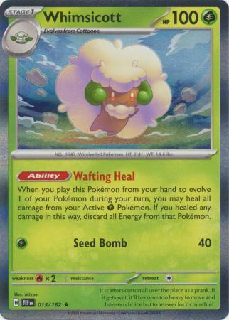 Whimsicott [Holo Rare] #015/162 - Temporal Forces