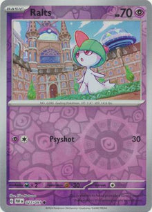Ralts [Reverse Holo] #027/091 - Paldean Fates