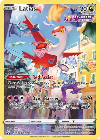 Latias [Holo Rare] GG20/GG70 - Pokemon Crown Zenith: Galarian Gallery