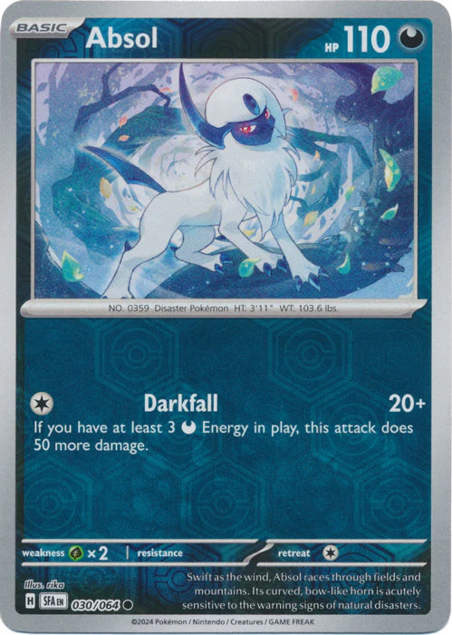 Absol [Reverse Holo] #030/064 - Shrouded Fable