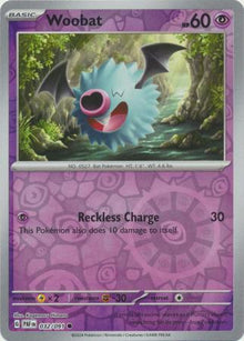 Woobat [Reverse Holo] #032/091 - Paldean Fates