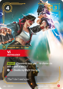 Vi, Hotheaded [Epic] UNL 030/219 - Riftbound Unleashed