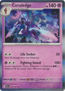 Ceruledge [Rare] #040/091 - Paldean Fates
