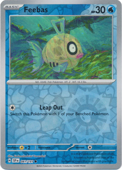 Feebas [Reverse Holo] #041/191 - Surging Sparks