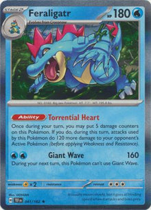 Feraligatr [Rare] #041/162 - Temporal Forces