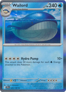 Wailord [Holo Rare] #041/159 - Journey Together