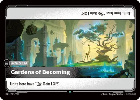 Gardens of Becoming [Battlefield] UNL 213/219 - Riftbound Unleashed