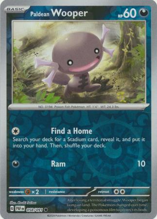 Paldean Wooper [Reverse Holo] #058/091 - Paldean Fates