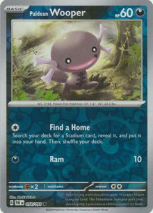 Paldean Wooper [Reverse Holo] #058/091 - Paldean Fates