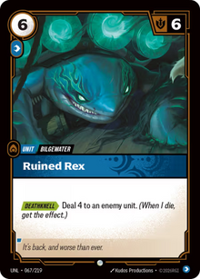 Ruined Rex [Common] UNL 067/219 - Riftbound Unleashed