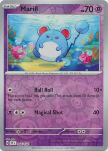 Marill [Reverse Holo] #064/162 - Temporal Forces