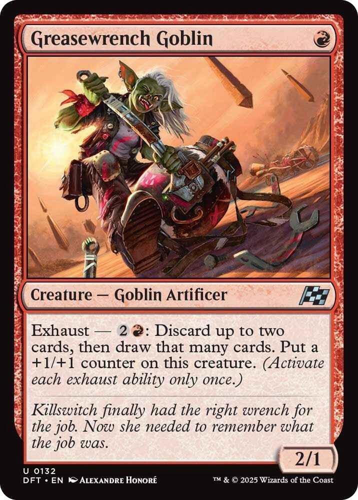 Greasewrench Goblin - MTG Aetherdrift U 132