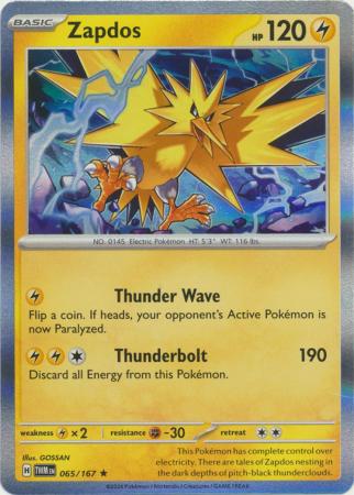 Zapdos [Rare] #065/167 - Twilight Masquerade