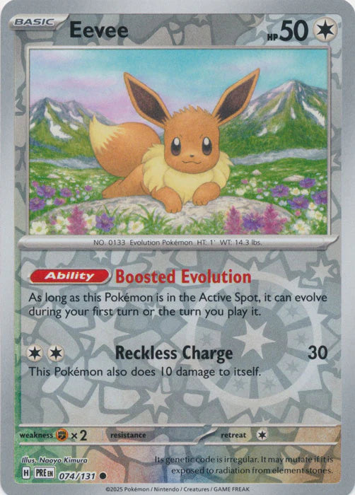 Eevee [Reverse Holo] #074/131 - Prismatic Evolutions