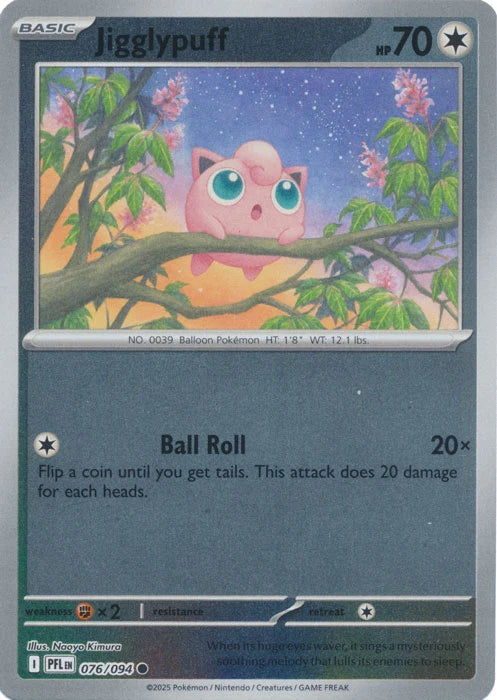 Jigglypuff [Reverse Holo] #076/094 - Phantasmal Flames