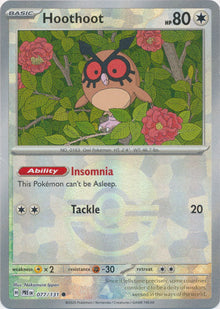 Hoothoot [Poke Ball] #077/131 - Prismatic Evolutions