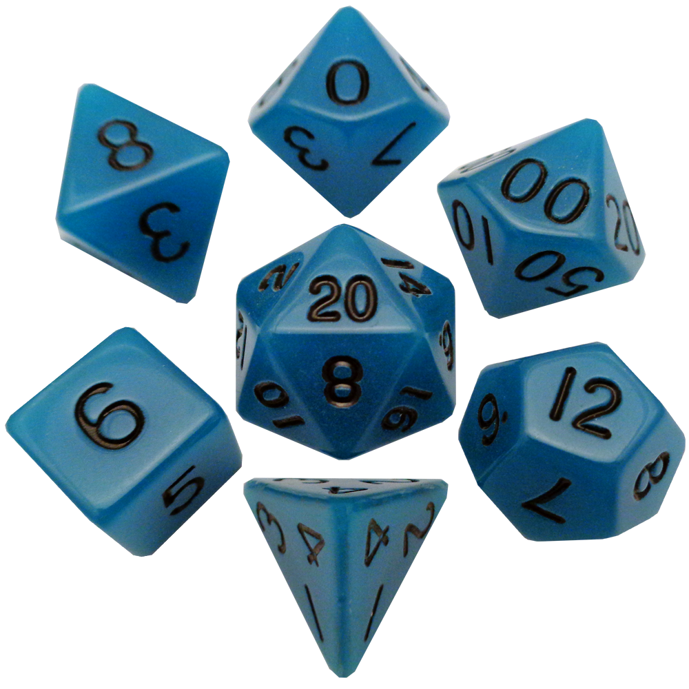 ACRYLIC 7 DICE SET
