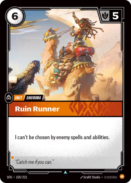 Ruin Runner [Uncommon] SFD 105/221 -  Riftbound Spiritforged