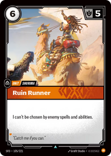 Ruin Runner [Uncommon] SFD 105/221 -  Riftbound Spiritforged