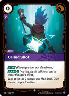 Called Shot [Common] SFD 122/221 -  Riftbound Spiritforged
