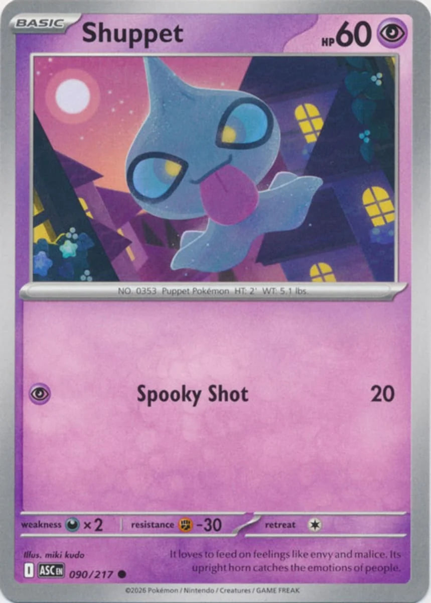 Shuppet [Common] #090/217 - Ascended Heroes