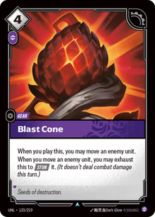 Blast Cone [Uncommon] UNL 133/219 - Riftbound Unleashed