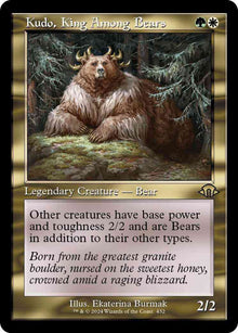 Kudo, King Among Bears (Retro Frame) - Magic: The Gathering • R • 432 Modern Horizons 3