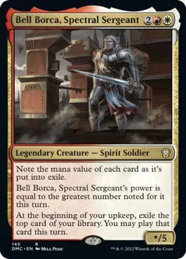 Bell Borca, Spectral Sergeant - MTG Commander: Dominaria United R 145