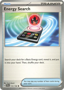 Energy Search [Uncommon] #172/198 - Pokemon Scarlet & Violet