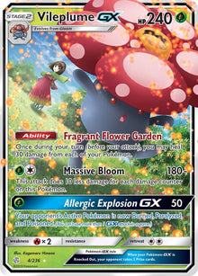 Vileplume GX [Ultra Rare] #4/236 - Pokemon Cosmic Eclipse