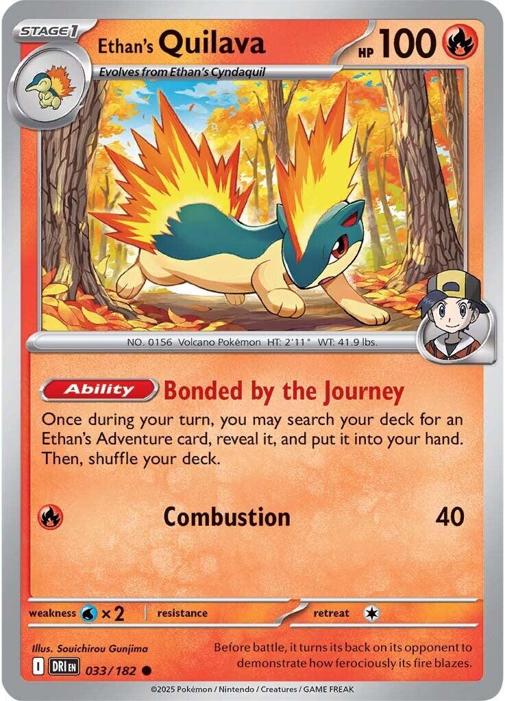 Ethan's Quilava [Uncommon] #33 - Pokemon Destined Rivals