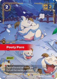 Pouty Poro [Overnumbered] UNL 220/219 - Riftbound Unleashed