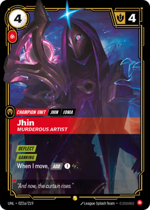Jhin, Murderous Artist [Alternate Art] UNL 022a/219 - Riftbound Unleashed