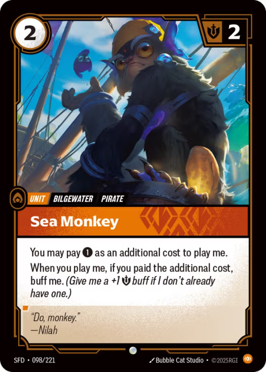 Sea Monkey [Common] SFD 098/221 -  Riftbound Spiritforged